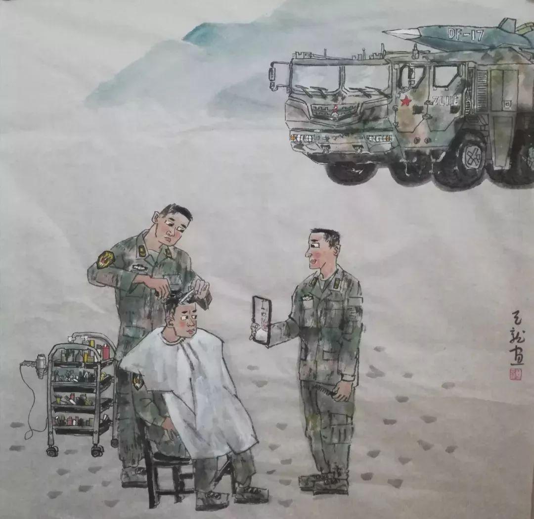 庆祝中国七十周年大阅兵简笔画，中国七十周年大阅兵简笔画欣赏与回顾