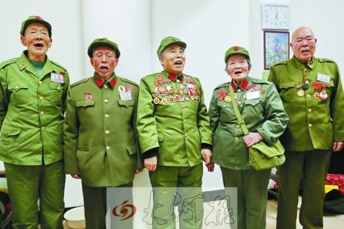 抗美老兵唱志愿军战歌，英雄之歌与时代的回响，抗美老兵唱响志愿军战歌，英雄之歌与时代回响的震撼力量