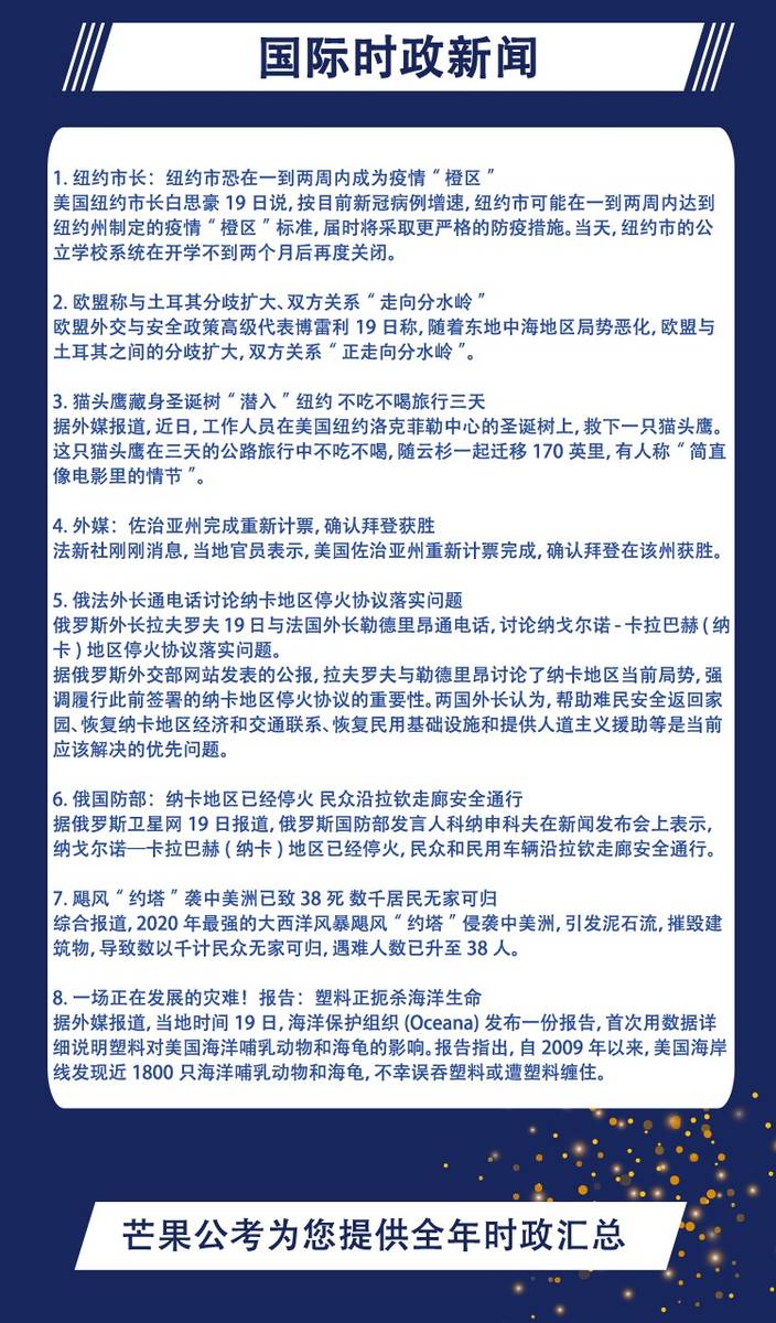 2020最新国际时事新闻概览，2020年国际时事新闻概览总结